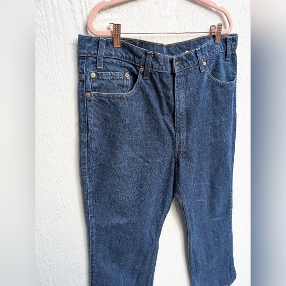 Vintage 90's 1998 Levis 517 Boot Cut Jeans Red Tab Dark Wash Men's Size 40x30 - Picture 2 of 6